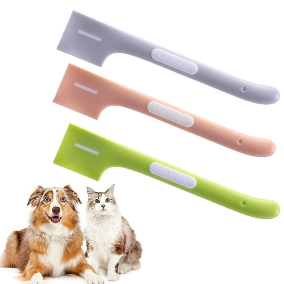 Meidiya 3 Pieces Pet Food Can Spoons,Dog Cat Can Spoons Long Handle Dog Can Spoons Green/Grey/Pink Pet Food Mixing Spoons,Cat Food Spatula