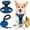 Blue, variant on DMISOCHR No Pull Dog Harness and Leash Set Walking Breathable Mesh Large Dog Vest Harness Soft Padded