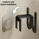 thumbnail image 5 of Zapatero Con Gancho, Organizador De Zapatos Colgante Sin Taladrar, Almacenamiento Adhesivo Para Pared, Solución Que Ahorra Espacio En La Puerta Del Armario, Aluminio Resistente a La Corrosión, 5 of 9