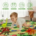 thumbnail image 2 of Dinosaur Toys with 20 Realistic Dinosaur Figures&Activity Play Mat, Dinosaur Play Set Christmas Gifts for Kids Toddler Toy Age 3-7, 2 of 7