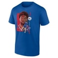thumbnail image 2 of Men's Joel Embiid Royal Philadelphia 76ers Player Name & Number Jump Pass T-shirt, 2 of 3