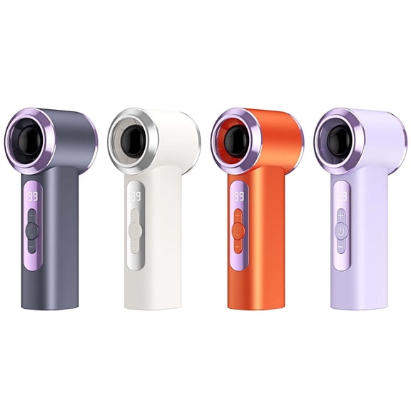 WKSCLPAI Handheld High Speed Fan T238 Model USB Mini Digital Display Turbo Violent Airflow for Travel Outdoor Summer