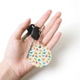 thumbnail image 5 of Naloa Dinosaur Print Round Keychain Keychain Key Ring, Key Tag, Key Chain Bulk for Gift Accessories (Round), 5 of 7