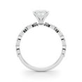 thumbnail image 2 of Lina Jewel 2.02 Ct Heart Cut Engagement Ring for Women - 14K White Gold Plated Multi-Stone Wedding Band with Lab-Created Simulated Diamonds and Accent Stones - Elegant Special Occasion Ring for Her, 2 of 6