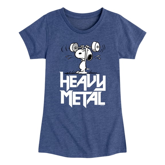 Peanuts - Heavy Metal Snoopy - Toddler And Youth Girls Short Sleeve Graphic T-Shirt