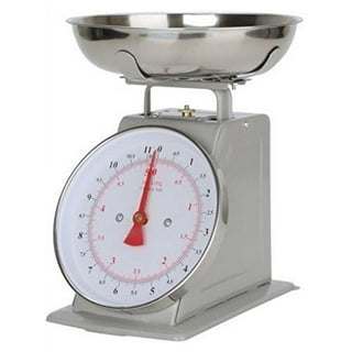 Household stainless steel kitchen scale with clock and bowl Household scale  split design accessories Food