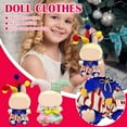 thumbnail image 4 of Gift toys 17Cm Doll Clothing Accessories Set, Perfectly Tailored For 17Cm Plush Dolls, Circus Clown Design Cute Playful Soft Fabric Includes Headwear Jumpsuit Scarf, 4 of 7