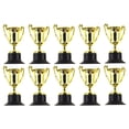 thumbnail image 1 of 20pcs Mini Copas de oro plásticas Trofeos para niños para niños aprendiendo juguetes (dorado), 1 of 5