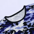 thumbnail image 6 of WOYY Big Boys Outfits Camo Short Sleeve T-Shirt Shorts Set for Children, Sizes 11-12Y, 6 of 6