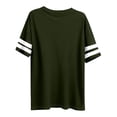 thumbnail image 5 of Mifsaly Oversized T Shirts for Women Casual Loose Fit Short Sleeve Tee Soft Comfortable Sporty Tunic Summer Tops for Leggings Daily Wear Versatile Flattering XXXL, 5 of 5