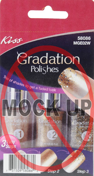 Kiss Gradation In Exposure Nail Polish Kit, 3 pc - image 2 of 2
