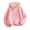 Pink, variant on newwalpole Boys Girls Sherpa Lined Hoodie Pullover Youth Fleece Hooded Sweatshirt Kid's Warm Fuzzy Thicken Clothes Teen Pullover Red for Size 5-6 Years