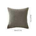 thumbnail image 3 of Fasiaou 1 Counts Short Chain Corduroy Throw Pillow Cover Soft Velvet Textured Boho Design with Hidden Zipper 45x45cm Decorative Cushion Case for Sofa Bedroom Living Room Home Decor, 3 of 6
