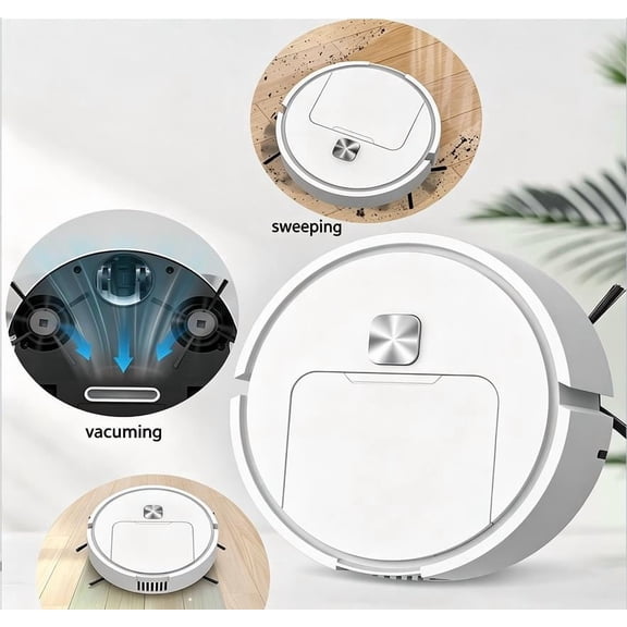 Kieccall Smart Automatic Floor Cleaning Robot Household Indoor Vacuum Sweeper For Hard Floor Daily Sanitation Care Gift