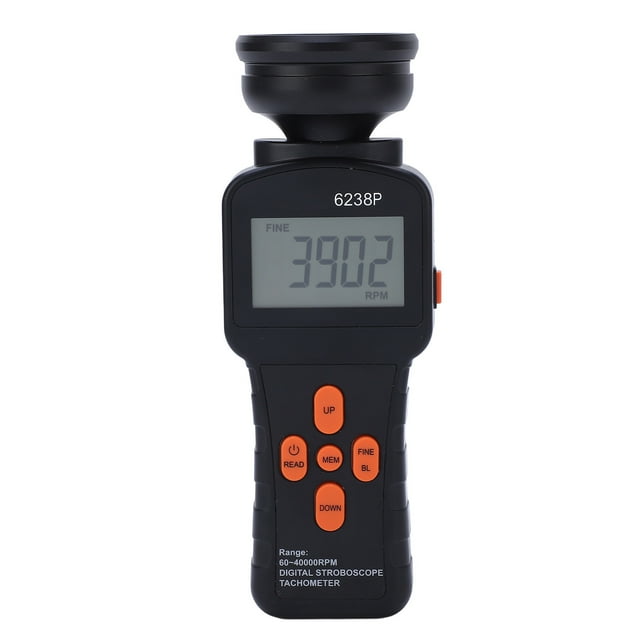 Estroboscopio 6238P Medidor de tacómetro de flash estroboscópico digital portátil LCD grande portátil ANGGREK Otros