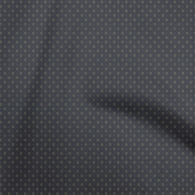 oneOone Velvet Black Fabric Stripes Craft Projects Decor Fabric Printed By The Yard 58 Inch Wide