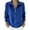 Blue, variant on Xijirk Women's Ribbed Quarter Zip Collar Pullover Sweatshirt Drop Shoulder Long Sleeve Side Pockets Relaxed Fit for Fall Winter Daily Casual Going Out Outfit,Grey,3XL