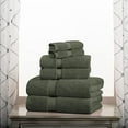 thumbnail image 3 of 900GSM Egyptian Cotton 6-Piece Towel Set  Forest Green, 3 of 5