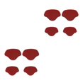 thumbnail image 2 of kurtrusly Semelles Ajustables pour Talons Hauts, Réparation de Talons Personnalisable, Rouge 2Set, 2 of 6