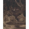 thumbnail image 3 of Francis Danby 20x24 Black Modern Framed Museum Art Print Titled - The Haunted Wood, 3 of 5