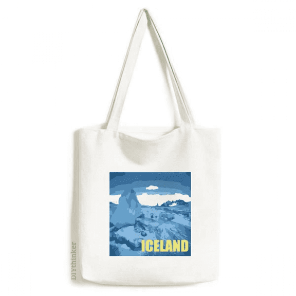 Greenland Islands Sea Art Deco Fashion Tote Canvas Bag Shopping Satchel Casual Handbag