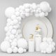 thumbnail image 2 of 2025 Latest Model White Balloon Arch Kit White Latex Balloon Balloon Wreath, 2 of 5
