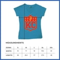 thumbnail image 7 of Kansas Shield Women's V-Neck T-shirt Champions Game Day Fantasy Football K.C. Fan, 7 of 7