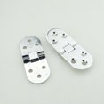 thumbnail image 1 of FUTUREORYY 2PCS Zinc Alloy Hidden Door Hinges Thickened Mute for Hotel Use Silver, 1 of 7