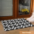 thumbnail image 2 of Black Gray Marble Door Mat, Indoor Outdoor Decor Doormat Entryway Non-Slip Absorbent Mud Trapper Mats, Floor Mats, Soft Washable Mats Door Carpet for Entryway Bathroom Kitchen Bedroom, 2 of 6