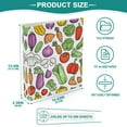 thumbnail image 3 of FORMRS 3 Ring Binder 1.5 inch with Pockets Set of 2 Clip Board 200 Sheets Capacity, Vegetables Pattern, 3 of 8
