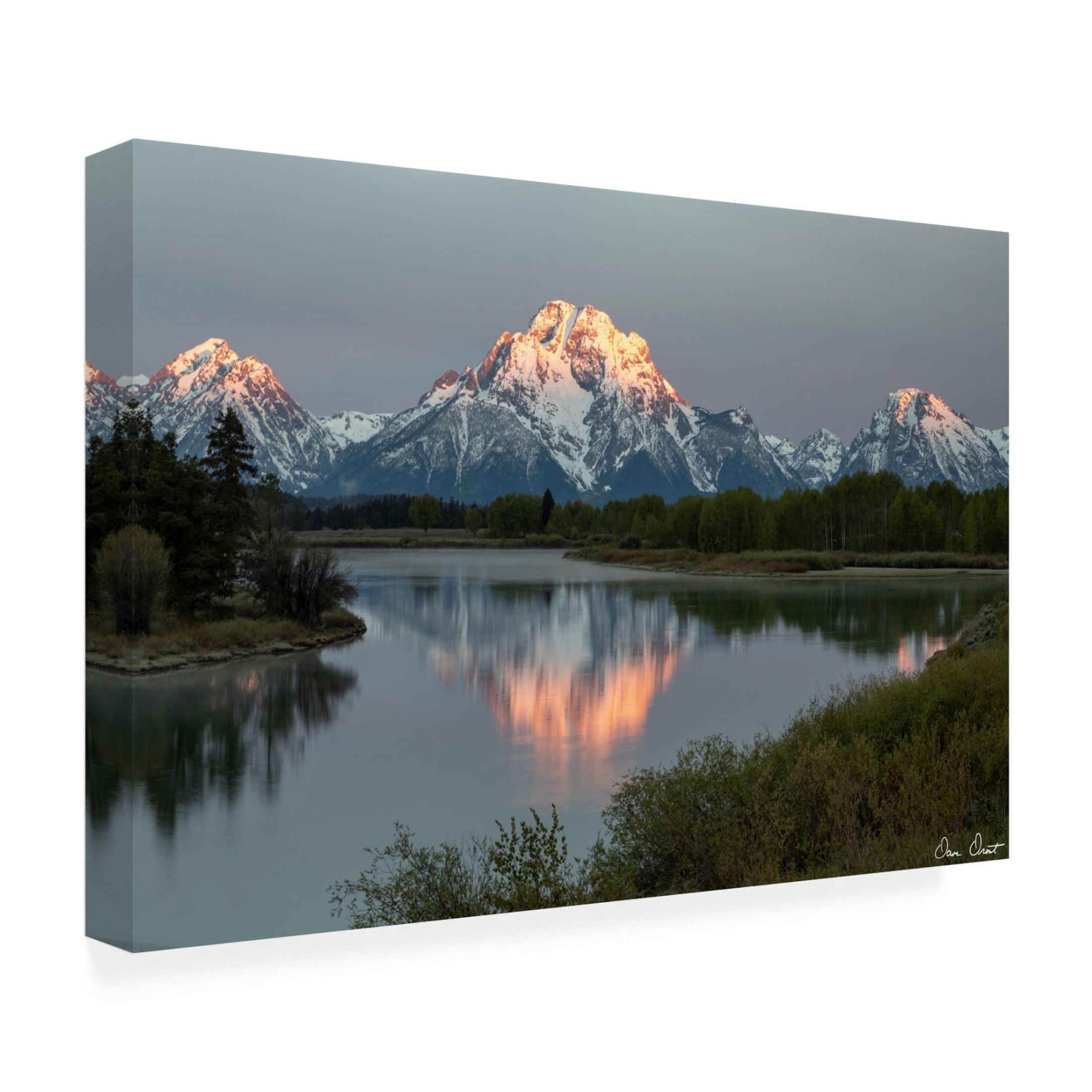 Trademark Fine Art David Drost  Mountains of Wyoming I Canvas Wall Art