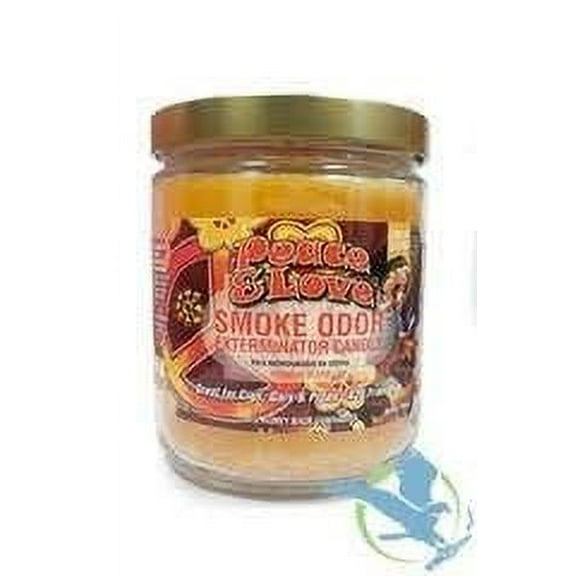 Smoke Odor Exterminator 13 oz Jar Candles Peace  Love