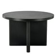 thumbnail image 5 of Better Homes & Gardens Lillian Fluted Round Expandable Dining Table, Black Wood Finish, 5 of 10