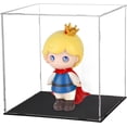 thumbnail image 1 of Acrylic Display Case, Dustproof Protection Showcase for Keepsakes, Jewelry, Trinkets, Cube Countertop Box Alternative Glass Case, 20x50x30cm/8x20x12in Card Slot Assembly, 1 of 8