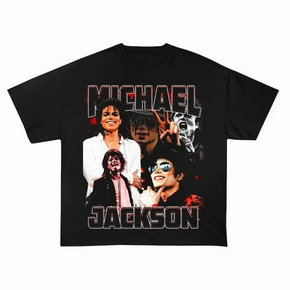 King of Pop Vintage Album Cover T-Shirt, King of Pop Bootleg Shirt