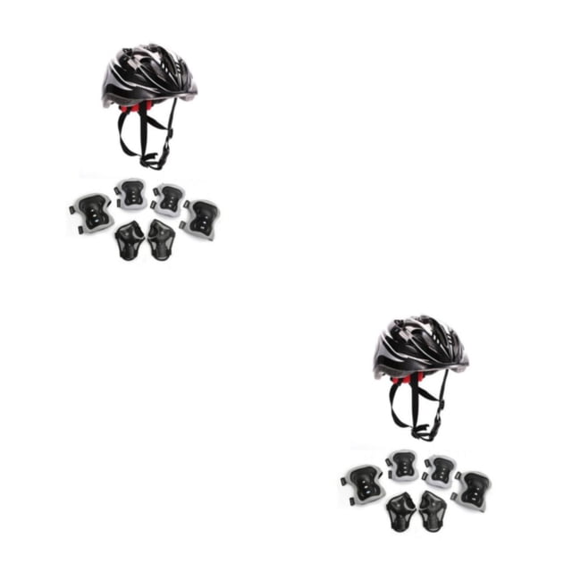 Bearachild Casco de rodillo para niños Rodillera ajustable Codera al aire libre para patinaje Type8 NO8