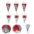 6Pcs Christmas Table Decoration NonWoven Hat Fork Set Cover Tableware
