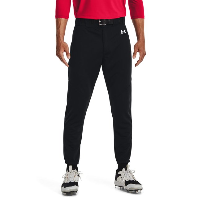 Pantalón de béisbol Under Armour Utility para hombre, color blanco y negro