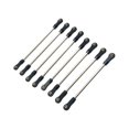 thumbnail image 3 of colcolo 8 Pieces RC Chassis Link Rod RC Model Vehicle Parts for Yk4106 1:10 Scale RC black, 3 of 8