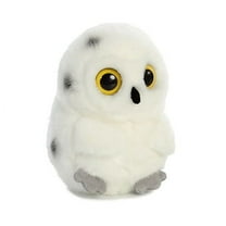 "Aurora Mini Flopsie - 8"" Snowy Owl Plush Toy, White Animal Bird, Soft ...