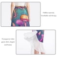 thumbnail image 2 of Jellyfish Chiffon Summer Beach Dress with Polyester Straps for Women, 2 of 6