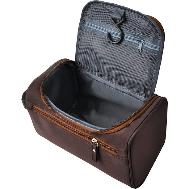 Vercord Mens Toiletry Bag Wash Travel Small Shaving Dop Kit Shower