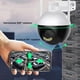 thumbnail image 3 of Monstrate Monitor rotación Control remoto cámara de vigilancia voz Talkback impermeable definición clara lente cámaras de seguridad hogar Cámaras de vigilancia Negro Blanco 1, 3 of 6