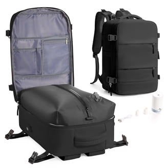 Travel Airback Backpack with Vacuum Compression, Waterproof Travel Backpacks  with Air Pump, Large 18148 inch Personal Item Bag United Airlines  Approved, Vacuum Seal Backpack Gray Green - Walmart.com