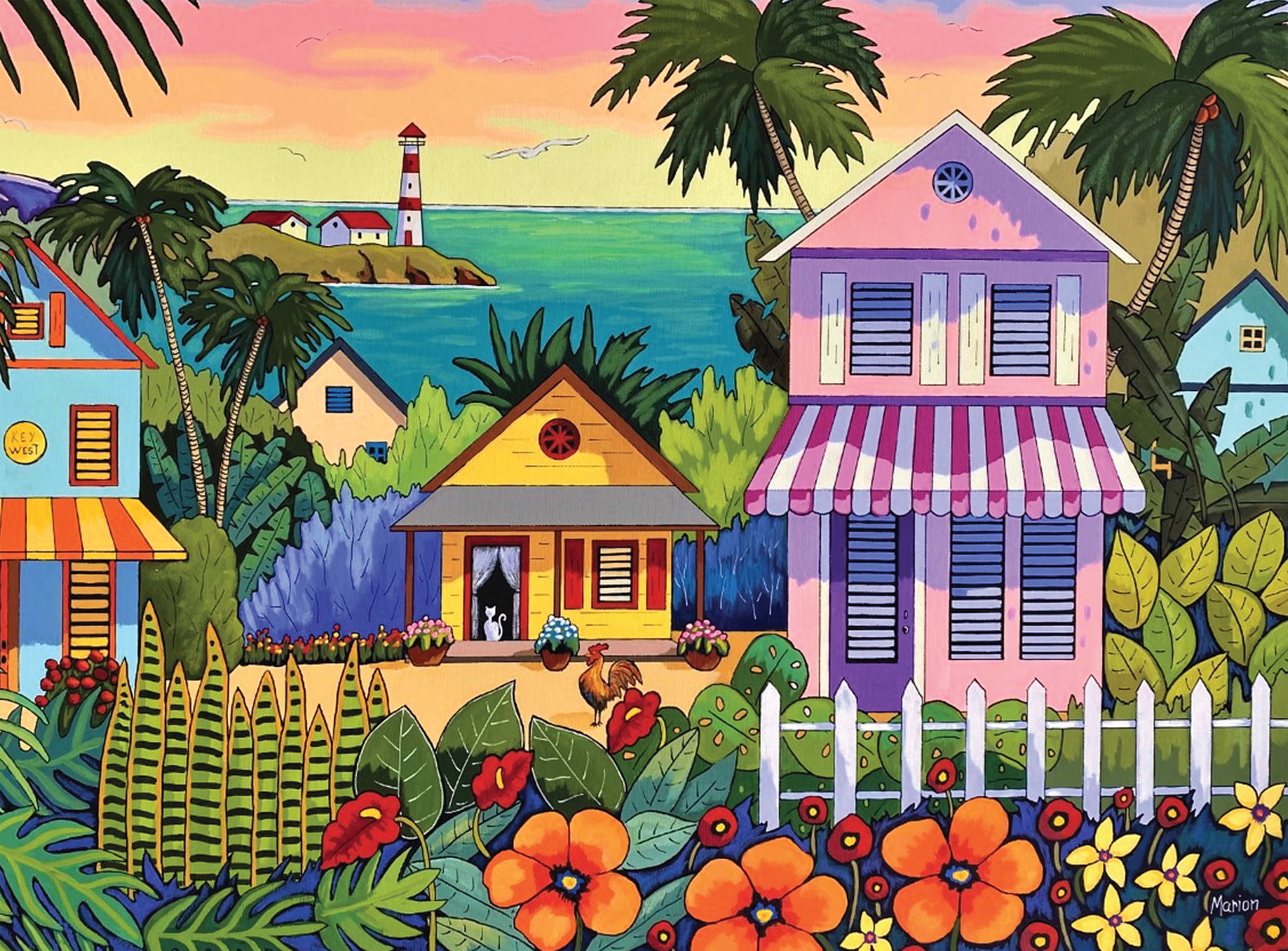 Buffalo Games Happy Morning 1000-Piece Interlocking Jigsaw Puzzle for Adults Ages 14-99 Years