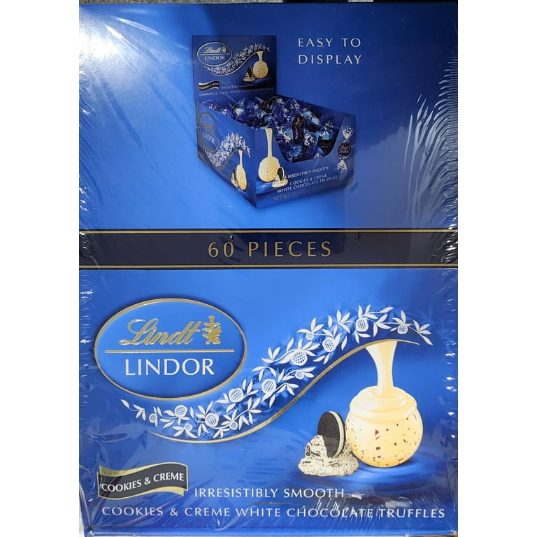 Lindt Cookies & Creme White Truffle 60 Count - Walmart.com