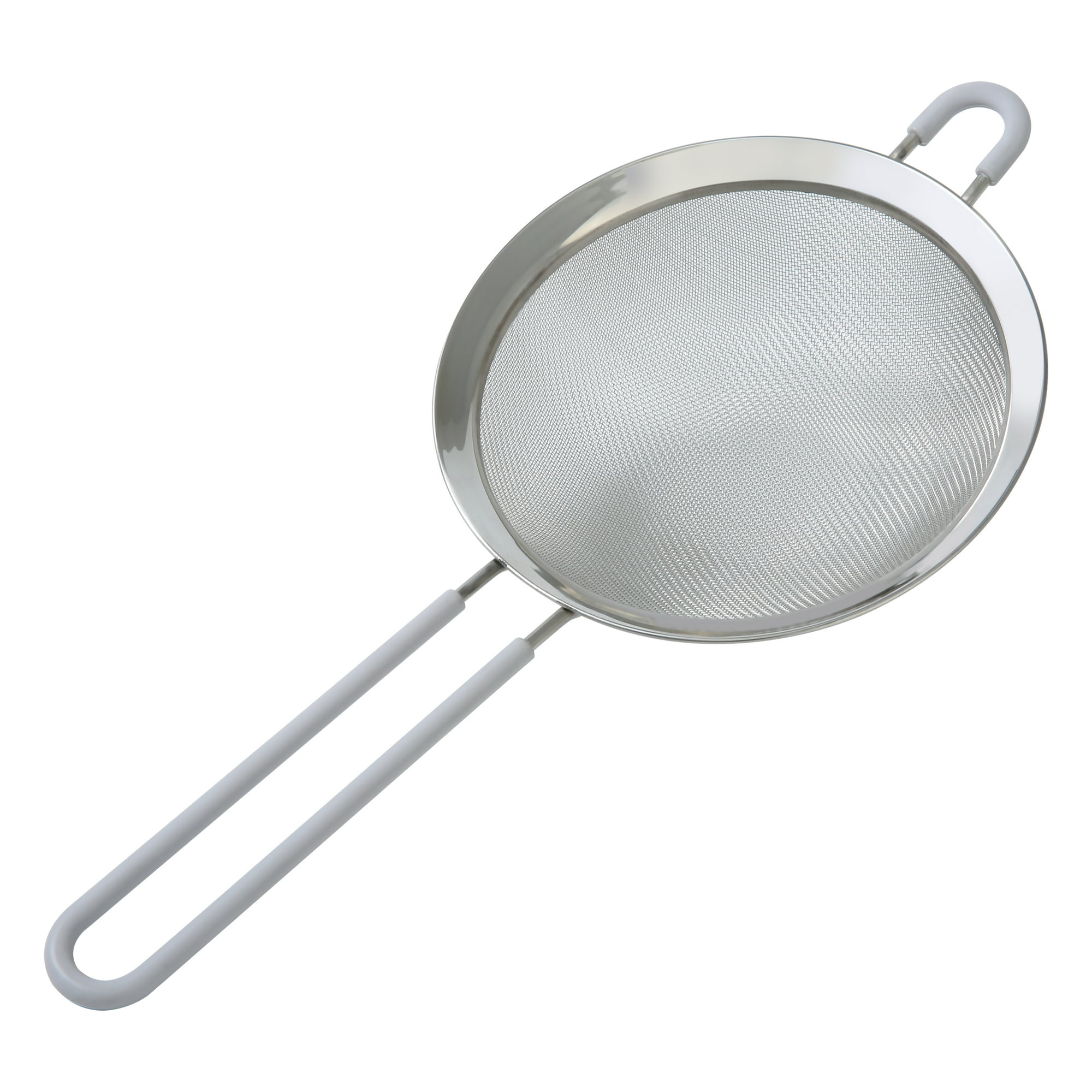 Mainstays 6-Inch Premium Stainless Steel Fine Mesh Strainer, Silver