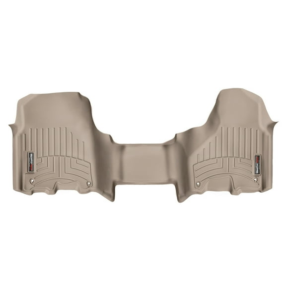 WeatherTech Custom Fit FloorLiners compatible with Ram Truck 1500 Classic, Ram 2500/3500 - 1st Row - Over The Hump, Tan