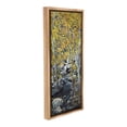 thumbnail image 4 of Stupell Industries Birch Tree Creek Landscape Landscape Painting Brown Floater Framed Canvas Art Print Wall Art, 14 x 31, 4 of 10