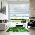 thumbnail image 7 of Ahgly Company Machine Washable Indoor Rectangle Transitional Chocolate Brown Area Rugs, 6' x 9', 7 of 7